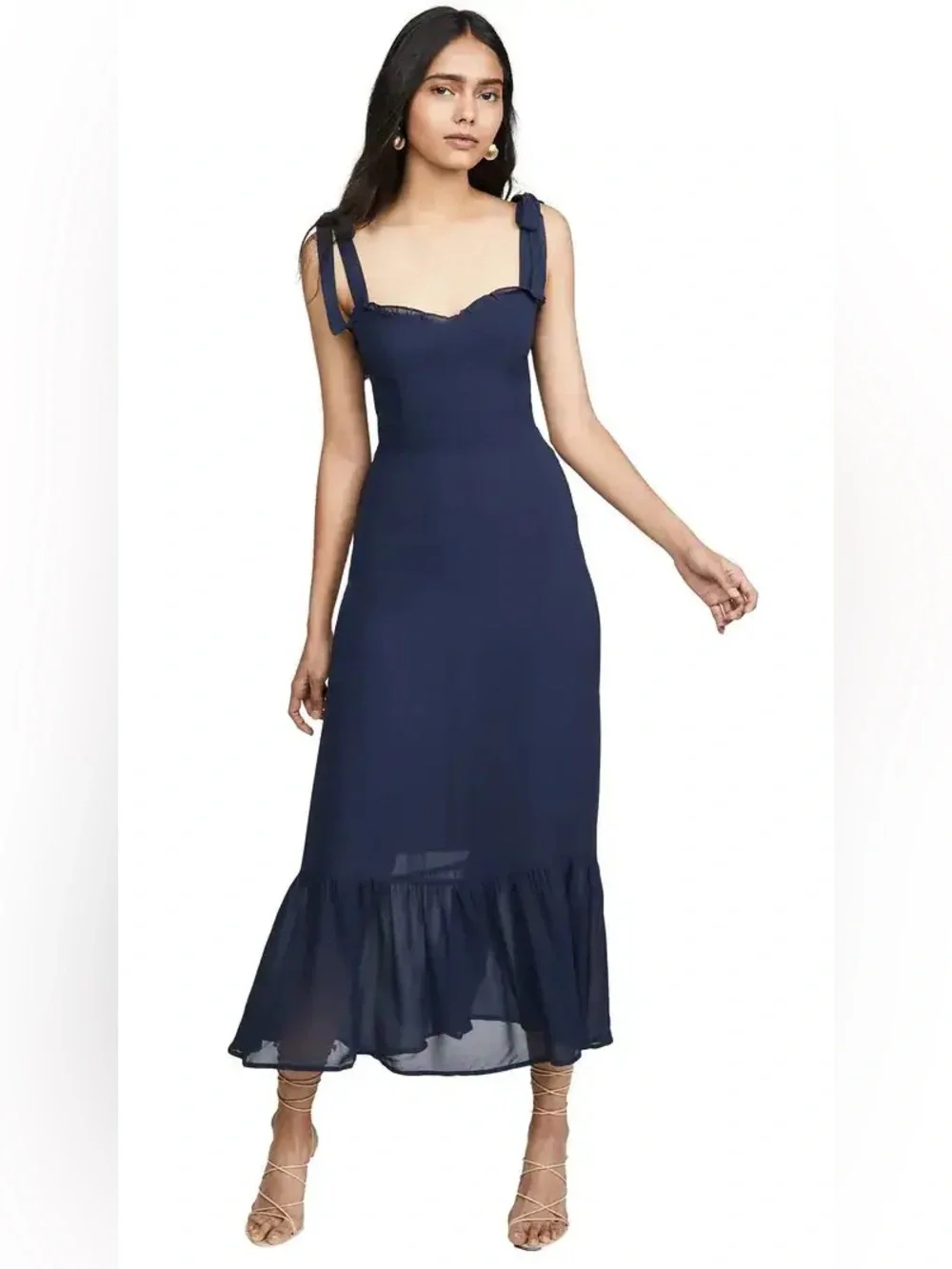 Reformation Nikita Dress in navy size 8
